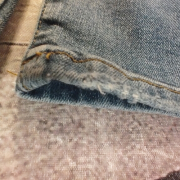 Good American Good Legs Distressed Buste Knees Ankle Jeans 12/31 - Picture 15 of 16